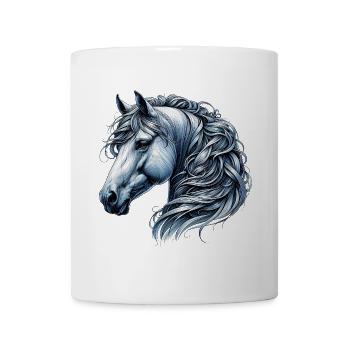 Pferd - Tasse - Weiß - Vorne