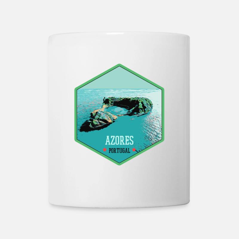 Illustration Îlots Volcaniques, Açores - Mug blanc - blanc