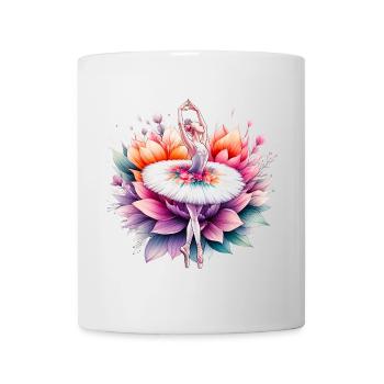 Ballet dancer with tutu - Mug - white - Front