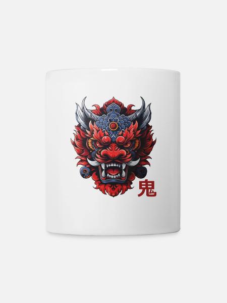 Oni, démon Japonais - Mug blanc - blanc