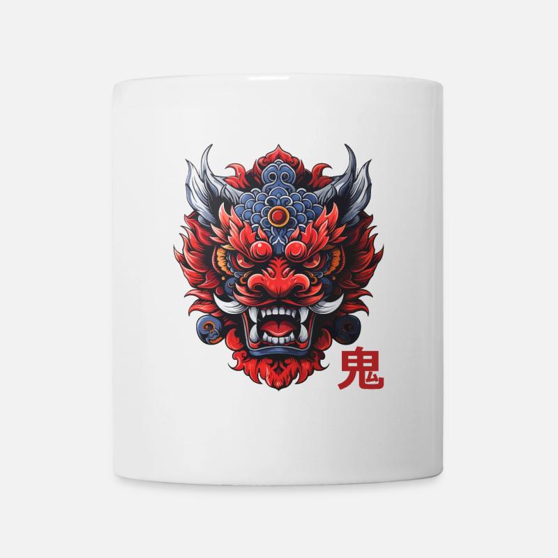 Oni, démon Japonais - Mug blanc - blanc