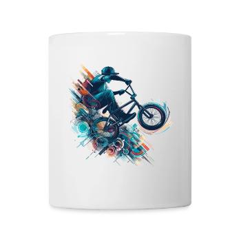 BMX Bike Bike Trick Bunny Hop Gift - Mug - white - Front