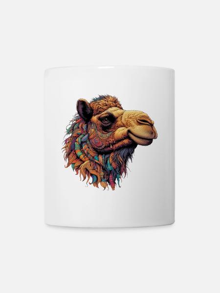 Kamel - Tasse - Weiß