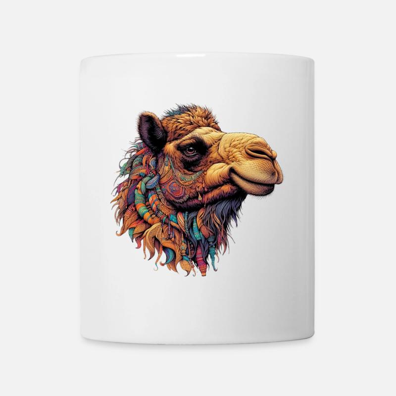 Kamel - Tasse - Weiß