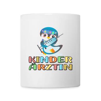 Kinderärztin Medizinerin Kinderheilkunde - PINGUIN - Tasse - Weiß - Vorne