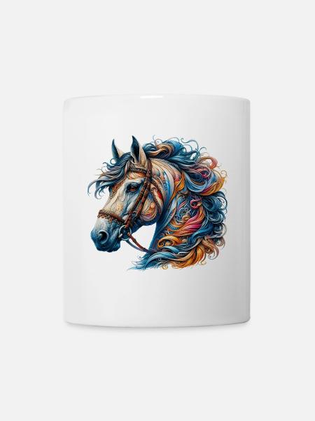 Pferd - Tasse - Weiß
