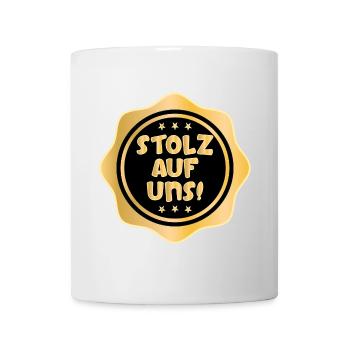 STOLZ AUF UNS FAMILIE - Tasse - Weiß - Vorne