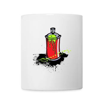 Kunst Strassenkunst Zeichnen Graffiti Spraydose - Tasse - Weiß - Vorne