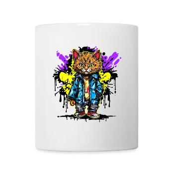 Kunst Strassenkunst Wildstyle Graffiti Zeichnen - Tasse - Weiß - Vorne