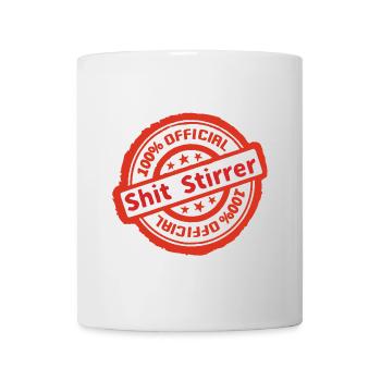 Official Shit Stirrer - Tasse - Weiß - Vorne