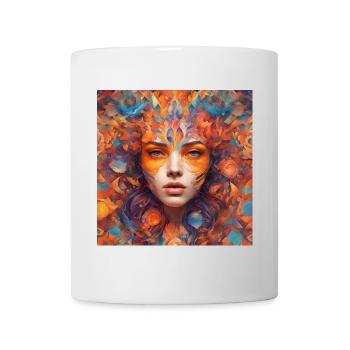 Fire Flowers Portrait - Mug - white - Front