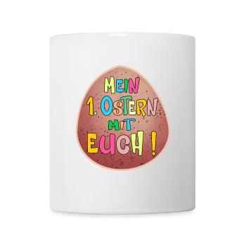 1. Ostern Ostereier - Tasse - Weiß - Vorne