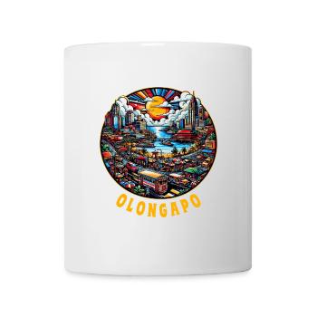 Olongapo Stadt Philippinen Stadt Skyline - Tasse - Weiß - Vorne