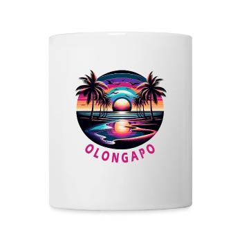 Olongapo City Philippinen Urlaub Sonnenuntergang - Tasse - Weiß - Vorne