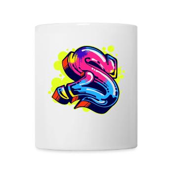 Strassenkunst Wildstyle Sprayer Graffiti Zeichnen - Tasse - Weiß - Vorne