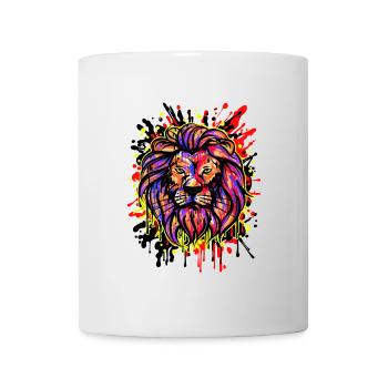 Lion Graffiti Kunst Strassenkunst Wildstyle - Tasse - Weiß - Vorne