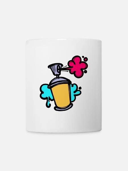 Kunst Graffiti Sprayer Spraydose Street Art - Tasse - Weiß