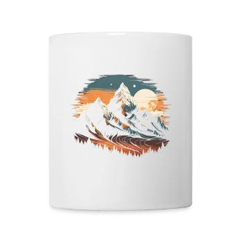 Mountain T-Shirt, Adventure T-Shirt, Nature Lover - Mug - white - Front