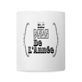 Elu Père Année Papa - Mug blanc - blanc - Devant