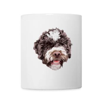 Lagotto Romagnolo - Tasse - Weiß - Vorne