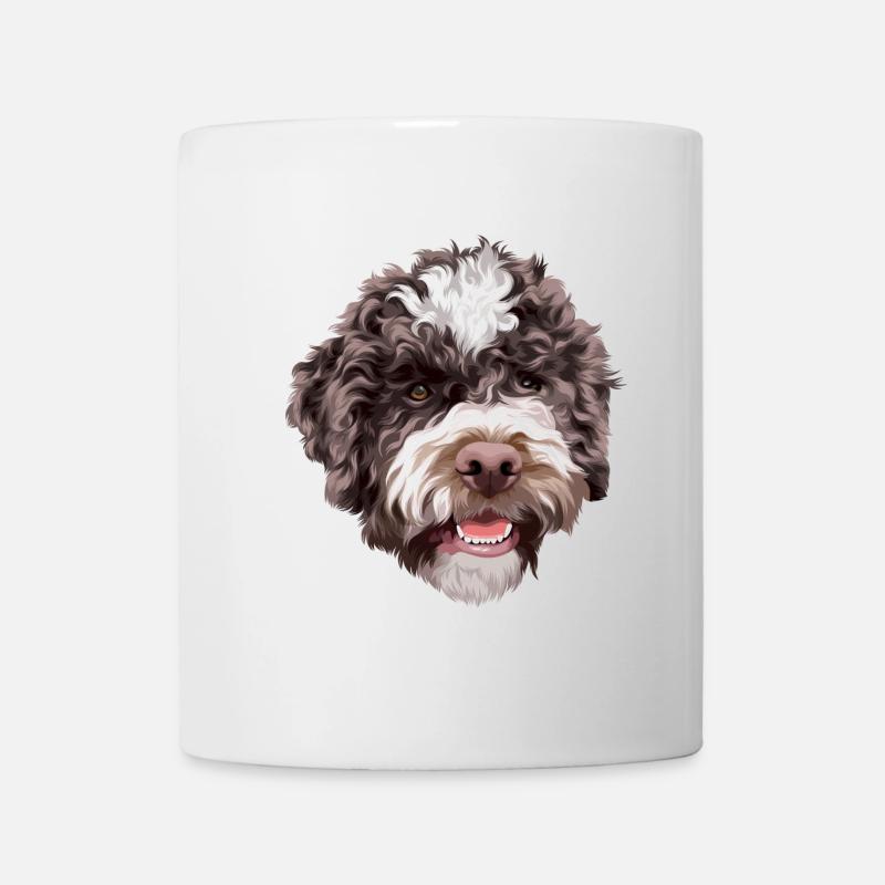 Lagotto Romagnolo - Tasse - Weiß