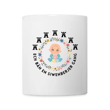 Siebenbürgen Kinder Design "Siwenberjer Gang" - Tasse - Weiß - Vorne