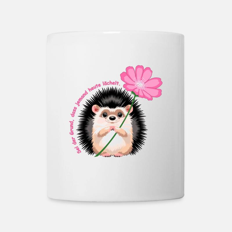 motiv_igel_text - Mug blanc - blanc