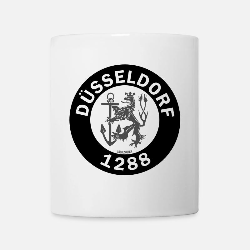 Düsseldorfer Löwe 1288 Local Sketch - Tasse - Weiß