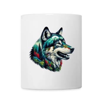 Loup - Mug blanc - blanc - Devant