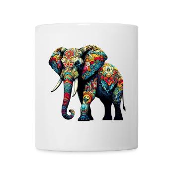 Elefant - Tasse - Weiß - Vorne