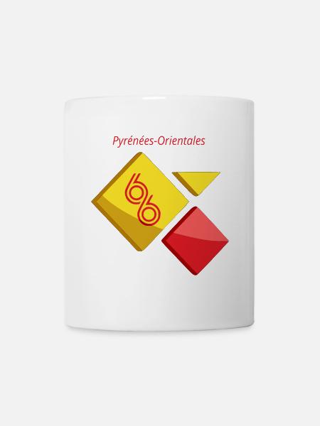 Pyrénées-Orientales - Mug blanc - blanc