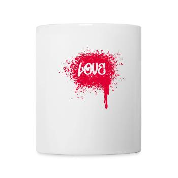 Spraydose Graffiti Sprayer Zeichnen Illustration - Tasse - Weiß - Vorne
