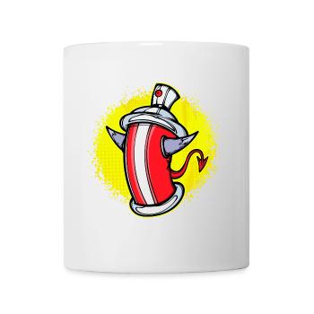 Sprayer Kunst Strassenkunst Wildstyle Graffiti - Tasse - Weiß - Vorne