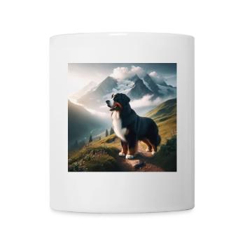 Berner Sennenhund - Tasse - Weiß - Vorne