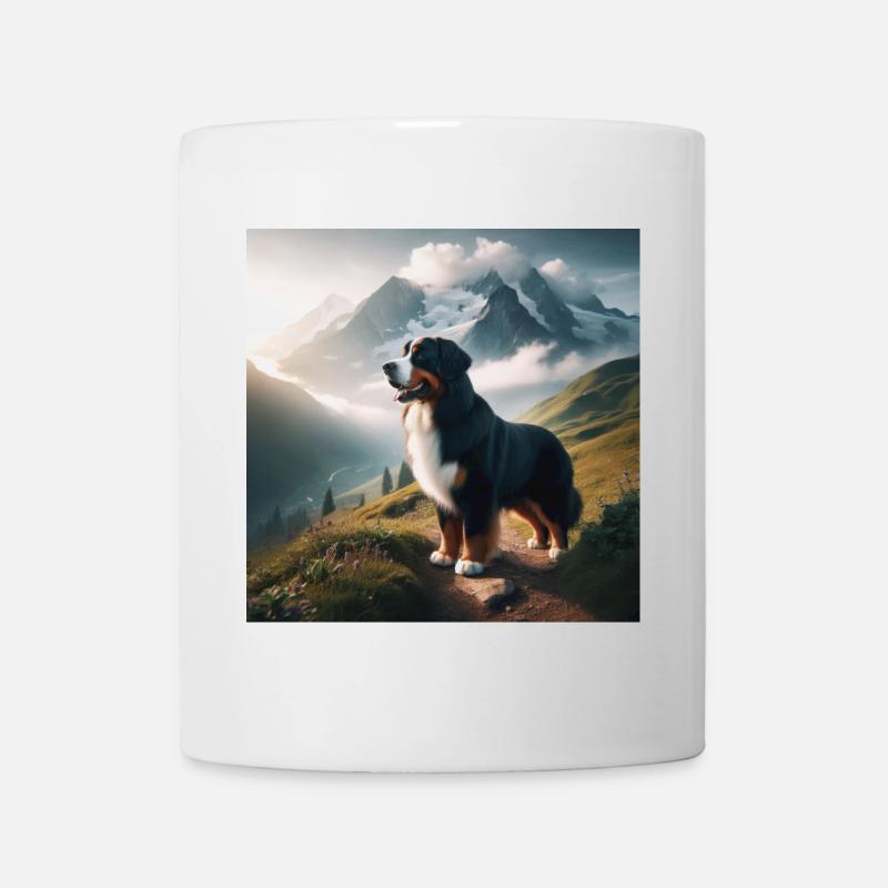 Berner Sennenhund - Tasse - Weiß