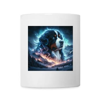 Berner Sennenhund - Tasse - Weiß - Vorne