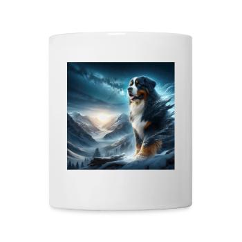 Berner Sennenhund - Tasse - Weiß - Vorne