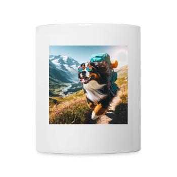 Bernese mountain dog - Mug - white - Front