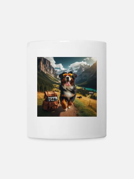 Berner Sennenhund - Tasse - Weiß