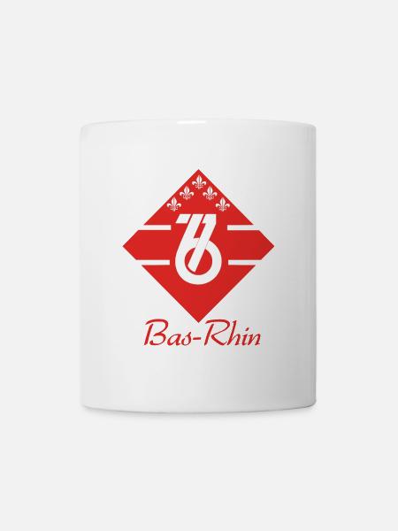 Bas-Rhin - Tasse - Weiß