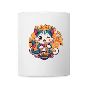 Ramen Cat Kawaii - Mug - white - Front
