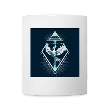 Merveilleux phénix fantaisie blanc. - Mug blanc - blanc - Devant