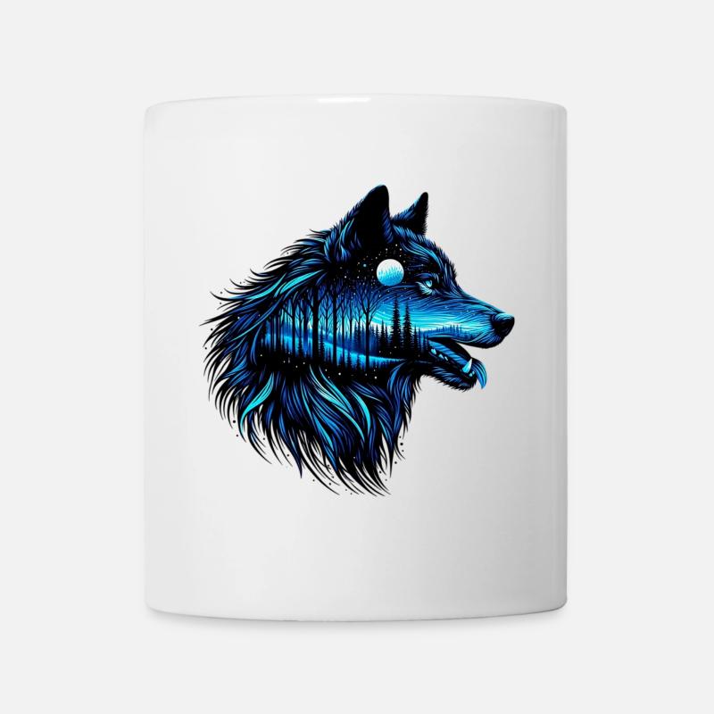 Wolf - Tasse - Weiß