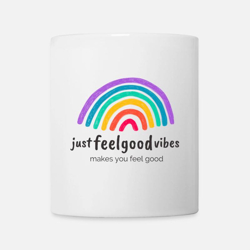 JustFeelgoodVibes Signature - Mug - white