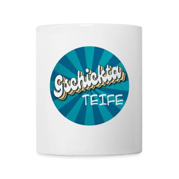 gschicka Teife - diable habile, talentueux - Mug blanc - blanc - Devant