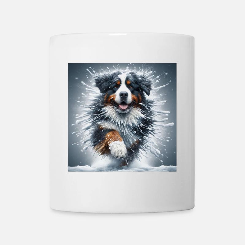 Berner Sennenhund - Tasse - Weiß