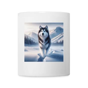 Husky - Mug - white - Front