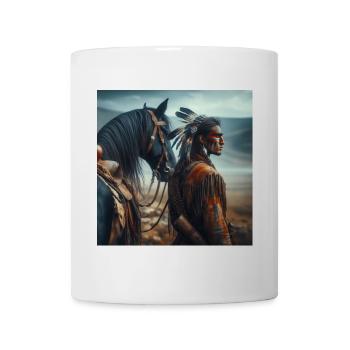 Amerikanische Ureinwohner - Tasse - Weiß - Vorne