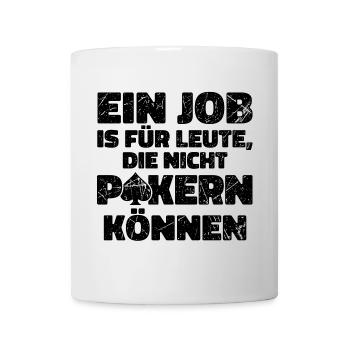 Poker Casino Jeu de cartes Poker Déclaration Jeux d’argent - Mug blanc - blanc - Devant