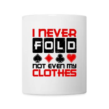 Déclaration de gain des joueurs professionnels de poker de casino - Mug blanc - blanc - Devant